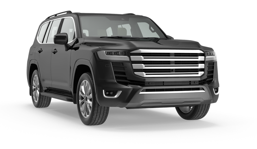 Black luxury SUV from the Prime Ride Shuttles fleet